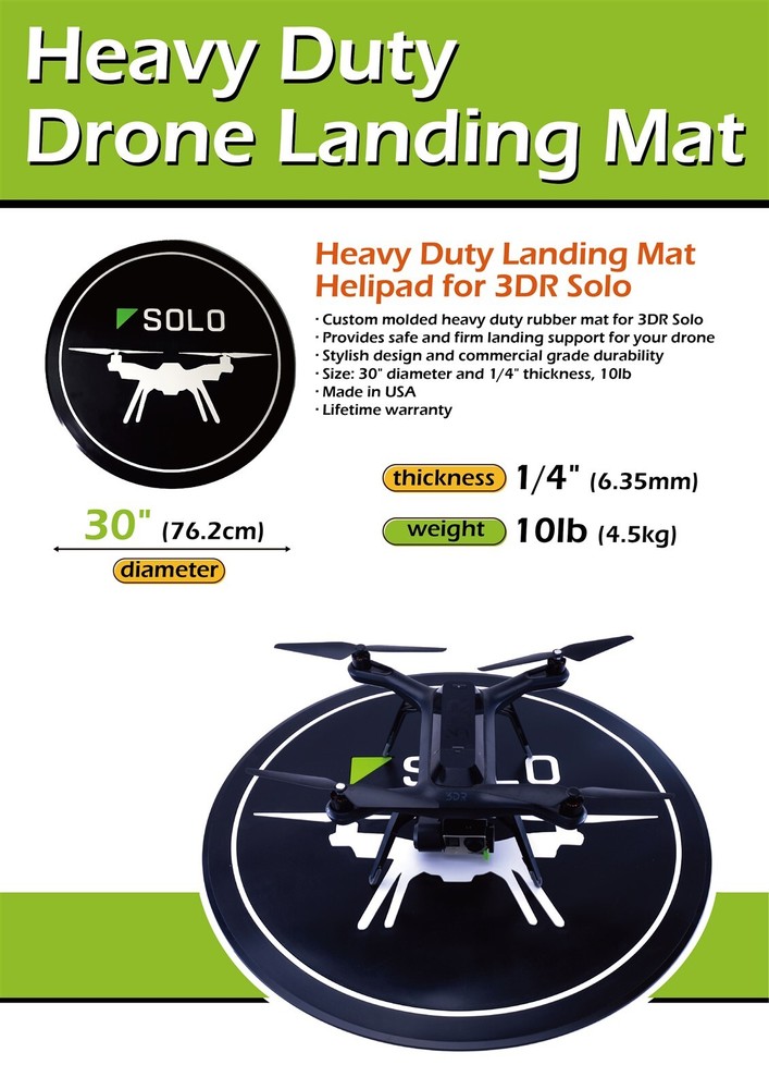 3DR Solo Quadcopter Landing Mat / Helipad