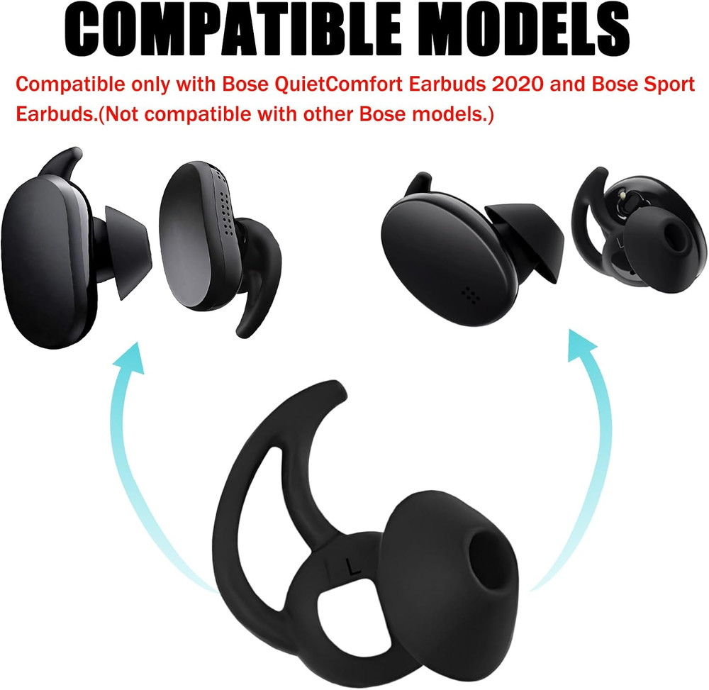 Earbud Replacement Tips Silicone Earbud Tips Ear Bud Covers Compatible with Bose