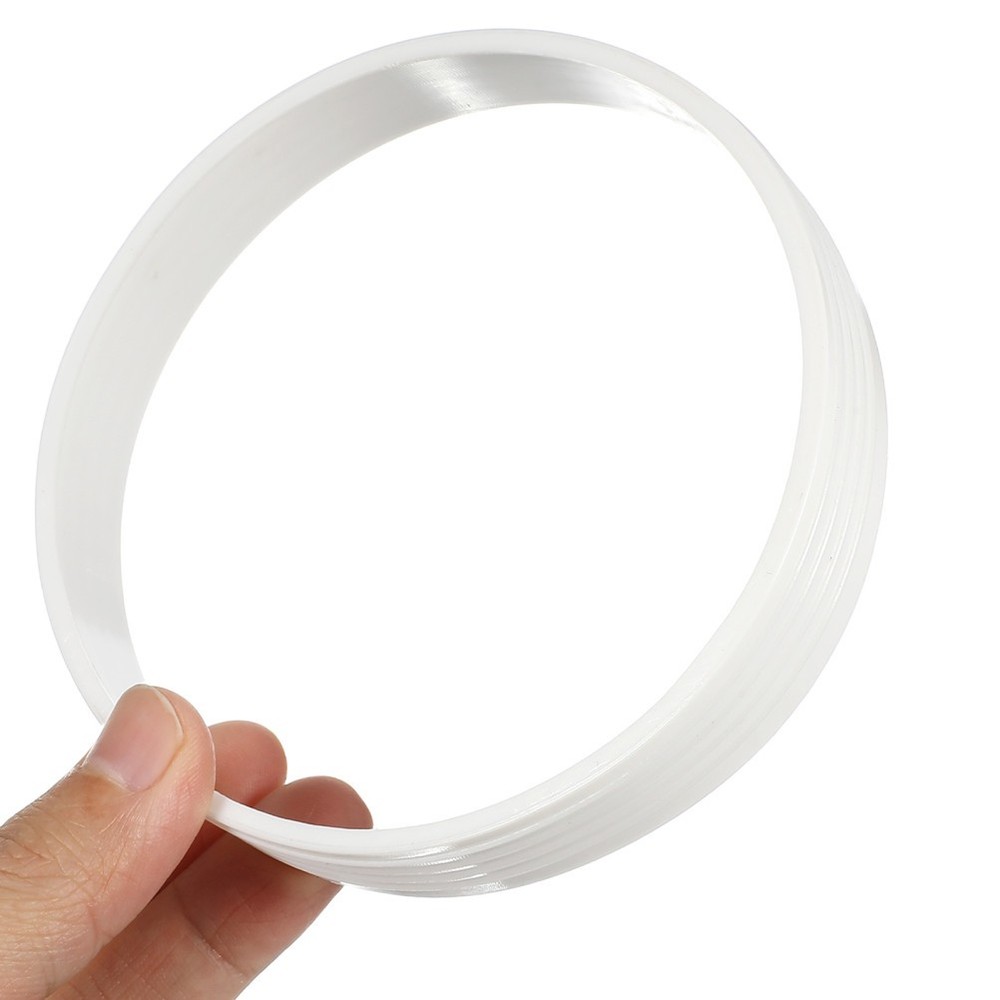 8pcs Putting Ring - White Plastic Golf Practice Hole Rings - Putting Cup Covers