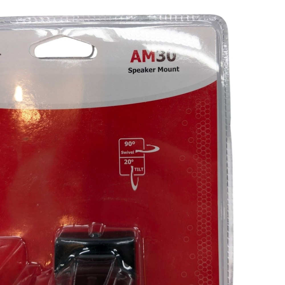 Pinpoint AM30 Universal Home Theater Speaker Wall Mount Black Nylon Polymer