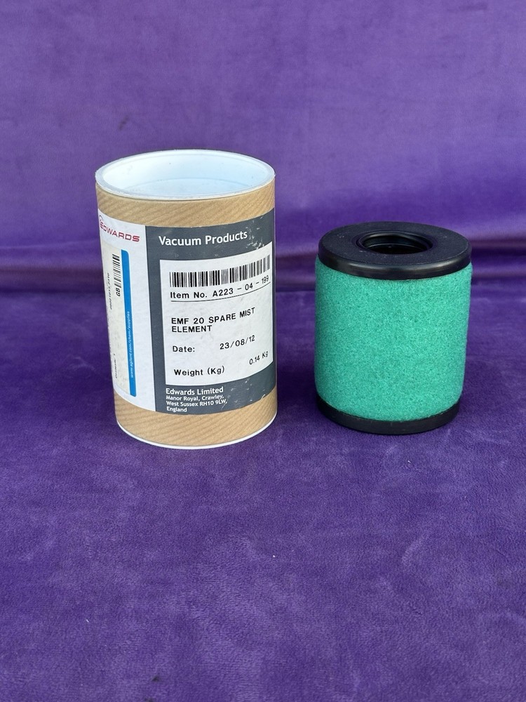 OEM A223-04-199 Mist Element c/w O-Ring For Edwards EMF20 Mist Filter.