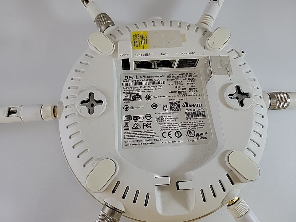 DELL SONICPOINT WAP WIRELESS ACCESS POINT ACE APL26-OAE - NO POWER CORD