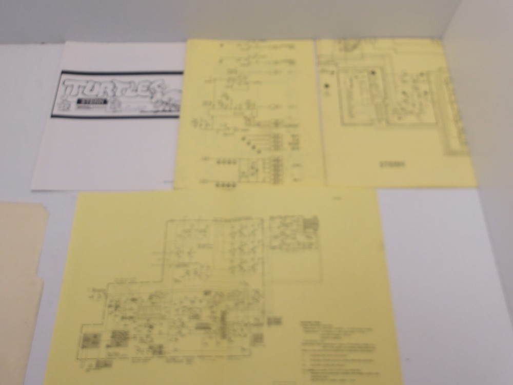 Stern: Turtles-  Manual and Schematics