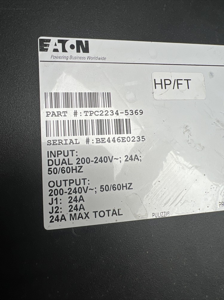 NOS Eaton ePDU TPC2234-5369 Power Distribution System
