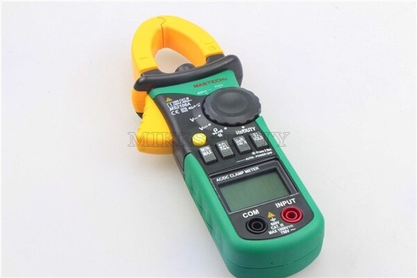 Digital Clamp Meter Multimeter 4000 Digits Mastech MS2108A AC/DC Volt Amp sq