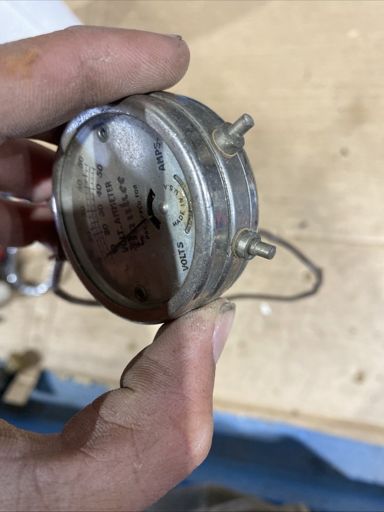 Steampunk Yankee DC Voltmeter A34