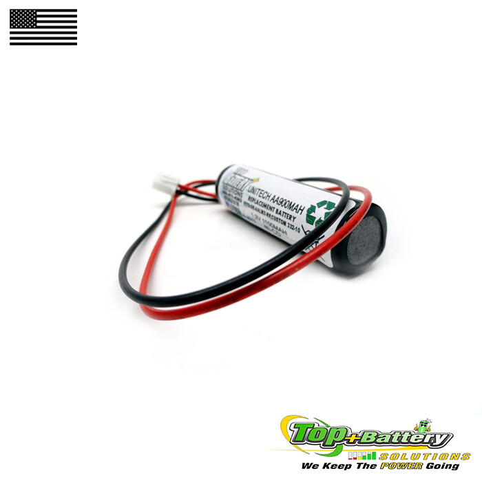 Replacement Battery For Unitech AA900mAh, CUSTOM 332, Emergency Light Qty.20