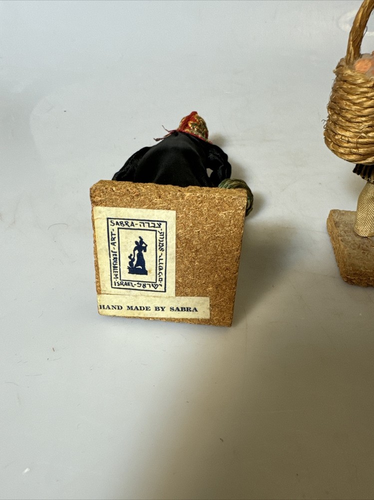2 Hand made dolls by Sabra, Israel