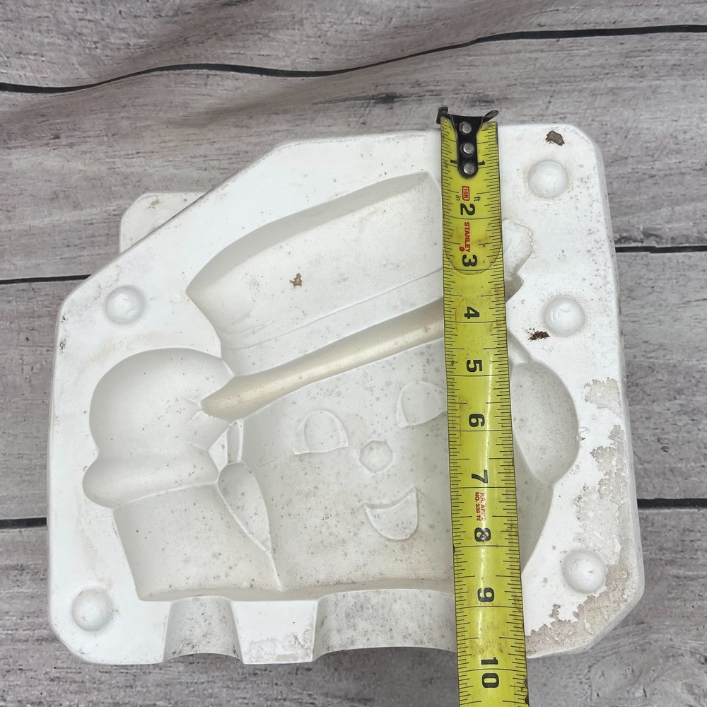Ceramic Slip Casting Mold Snowman Figurine