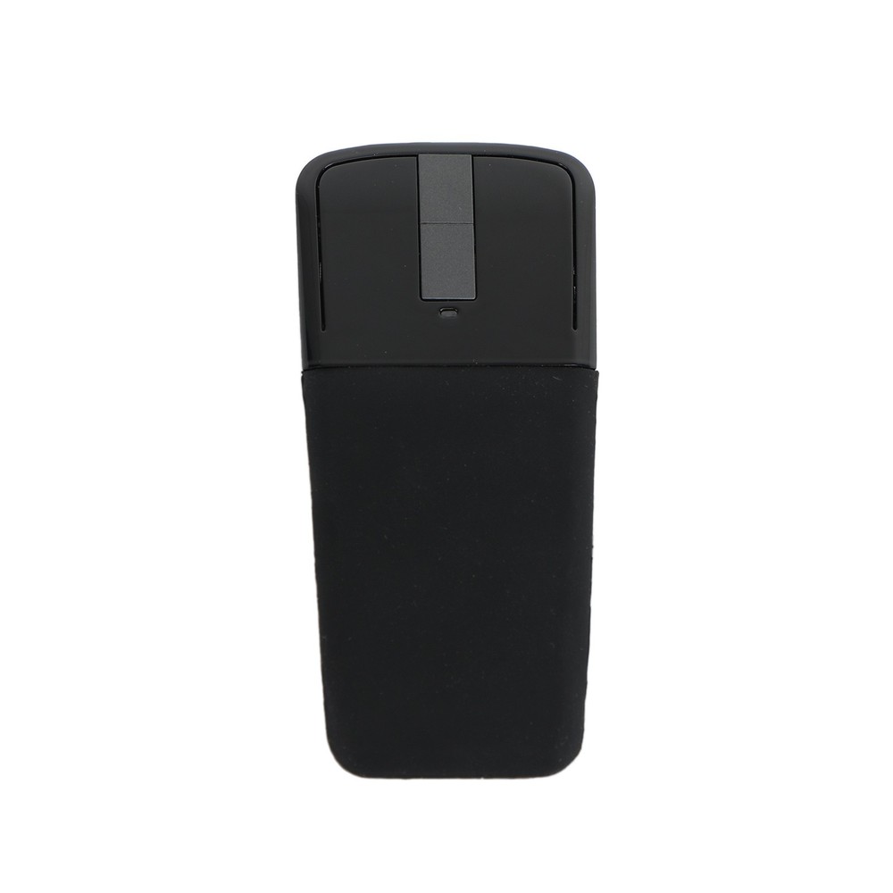 Wireless Mouse with USB Mini Folding Mouse 2.4GHz Arc Optical Touch Mice Black💯