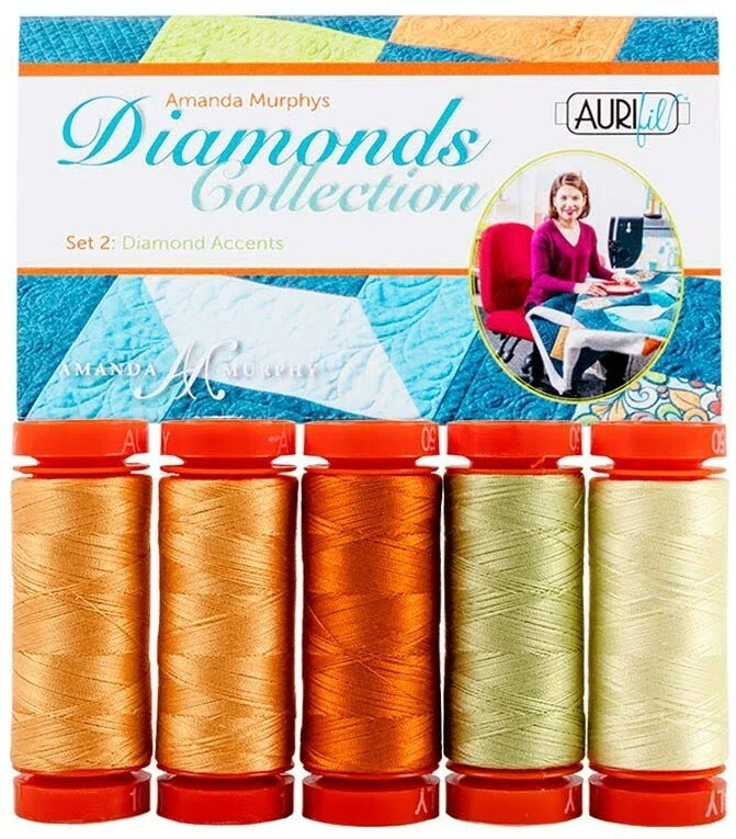 Aurifil Designer Thread Collection Amanda Murphy Diamonds Collection Set 2