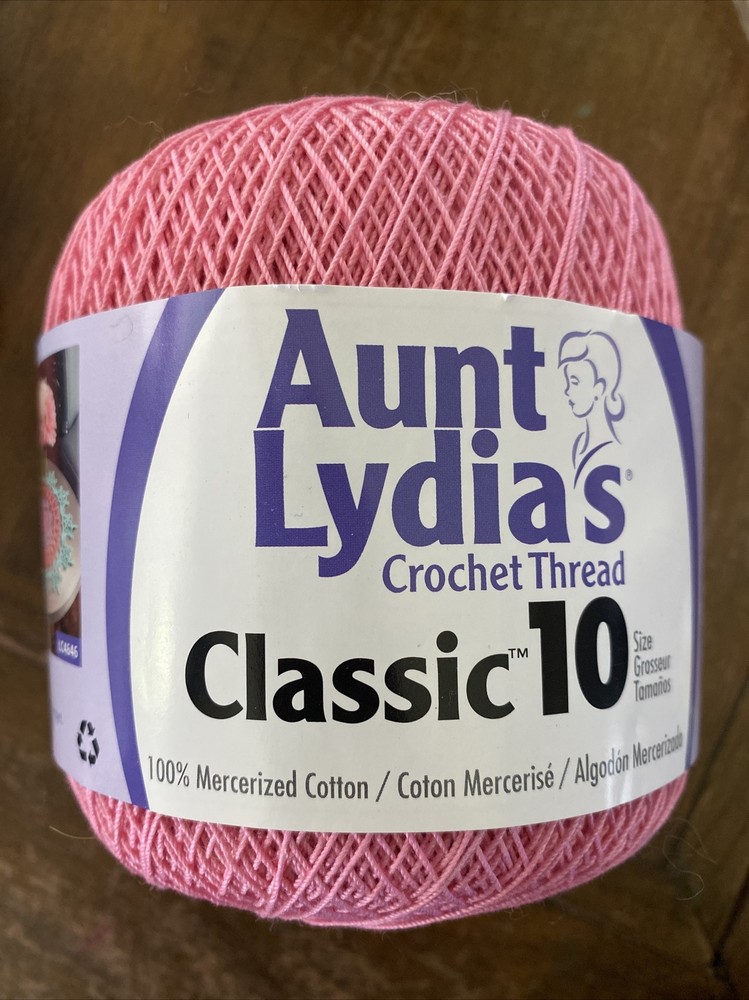 Aunt Lydia's ~ Crochet Thread ~ Classic Size 10 ~ 350 yards per spool