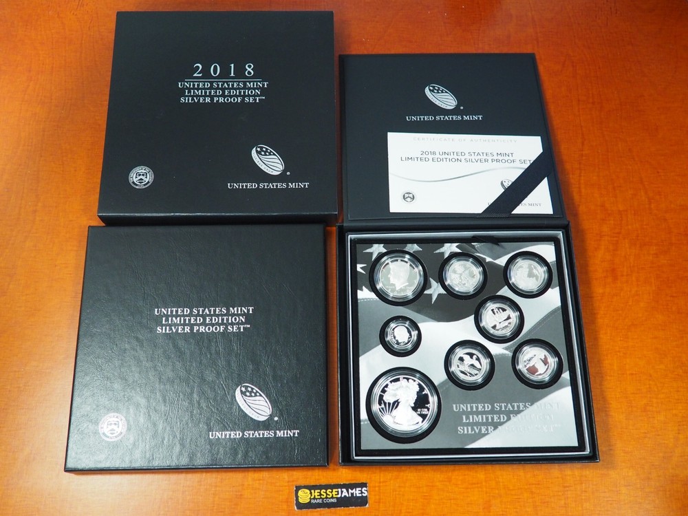 2018 S PROOF SILVER EAGLE LIMITED EDITION PROOF SET 18RC IN OGP