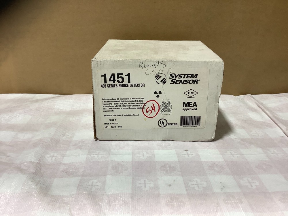 SYSTEM SENSOR- SERIES SMOKE DETECTOR