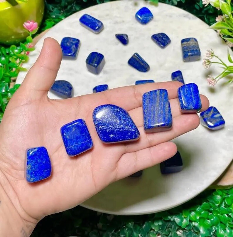 Lapis Lazuli Tumble Stones Healing Crystal