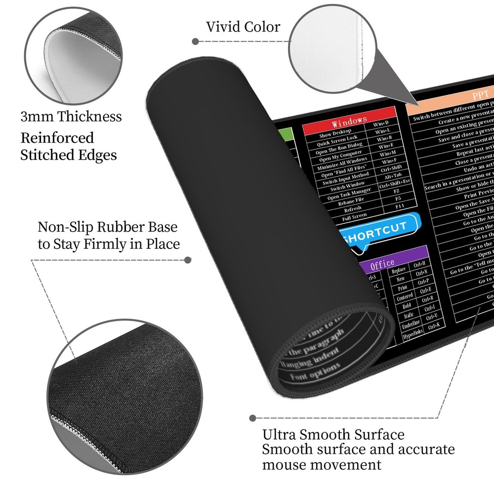 Computer Office Power Point Excel Word Short Cut Shortcuts Keys Gam... Fast Ship