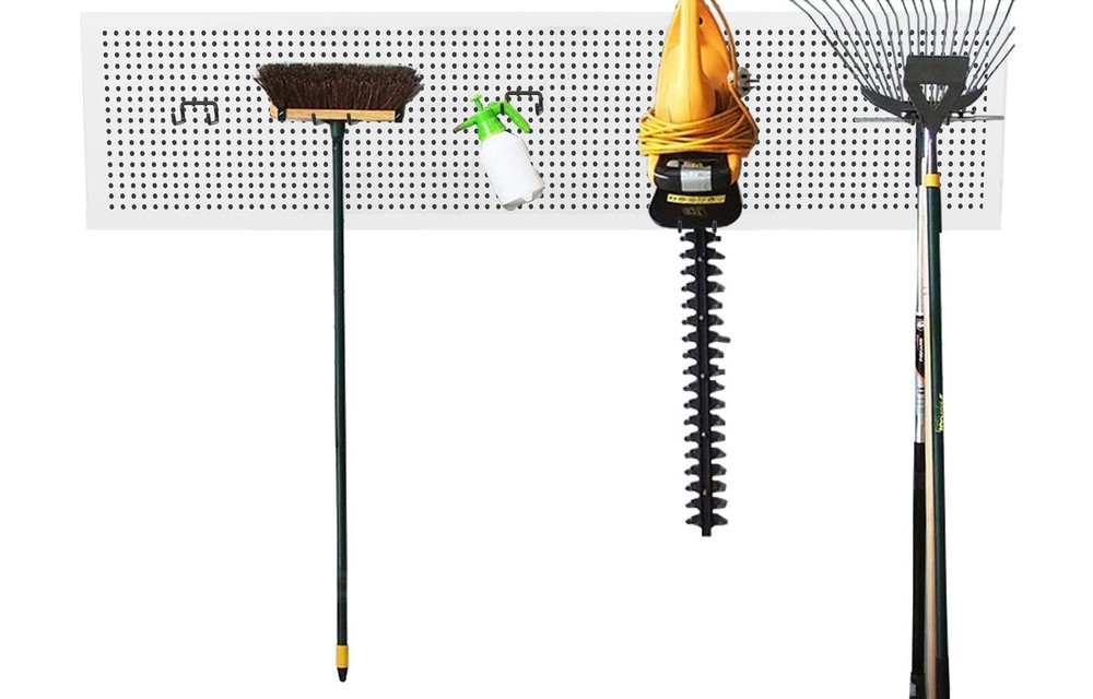 24 Pack Pegboard Hooks Heavy Duty Pegboard Drill Holder Power Tool Holder, Va...