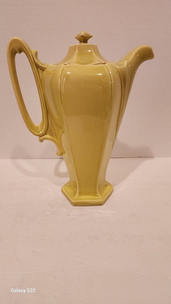 Chartreuse Color Coffee Server With Elegant Handle!