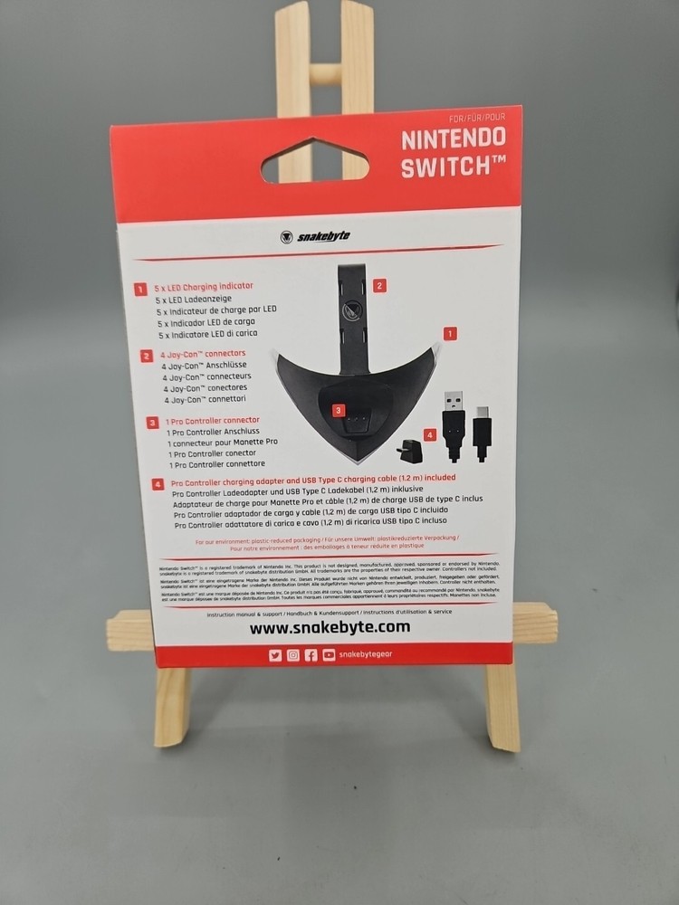 Snakebyte Nintendo Switch Arrow:Charge S - Nintendo Switch - New Sealed