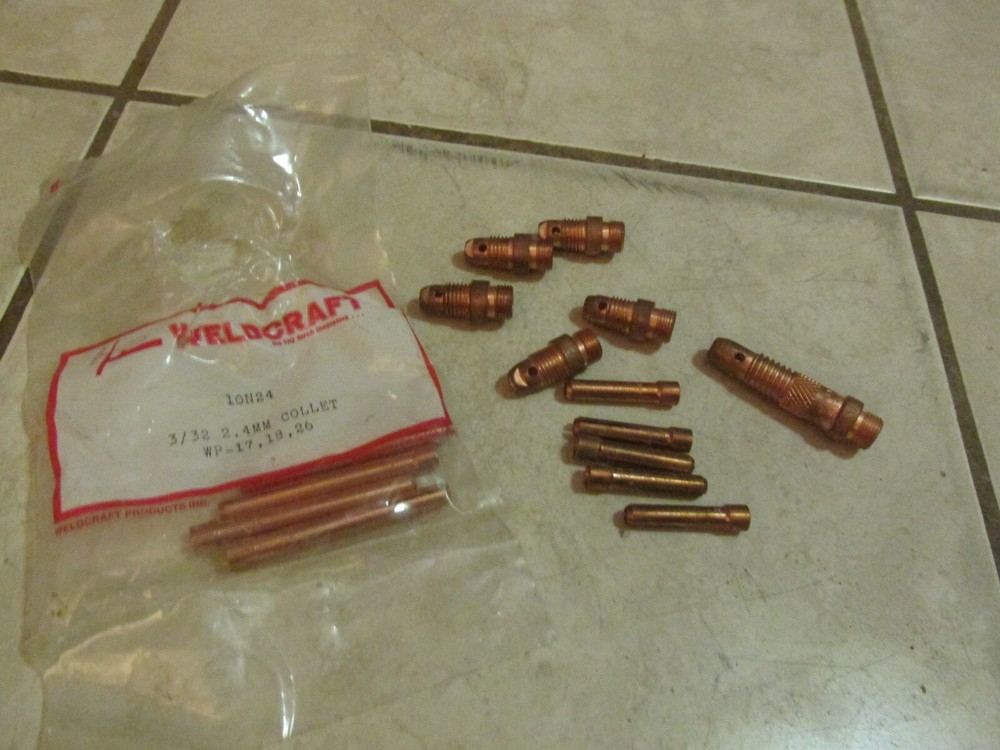 Weldcraft Collets Lot of 15 New