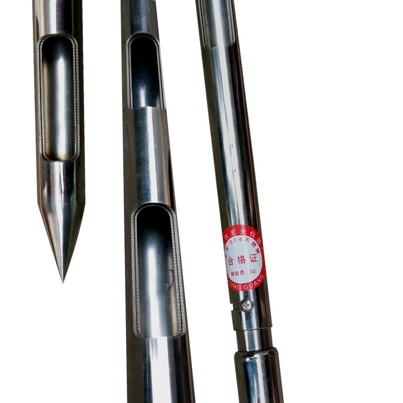 25MM 304 Stainless Steel Double Layer Rotary Powder Sampling Tube Solid Sampler