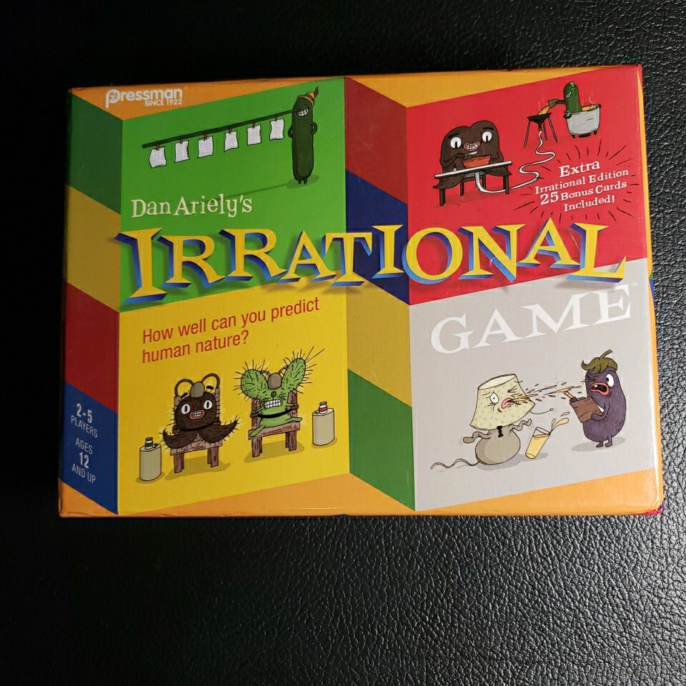 Pressman 3628 Irrational Game with Bonus Card Game, Multicolor