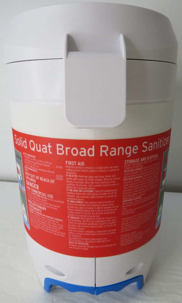 New Ecolab Solid Quat Broad Range Sanitizer Assembly 92231104