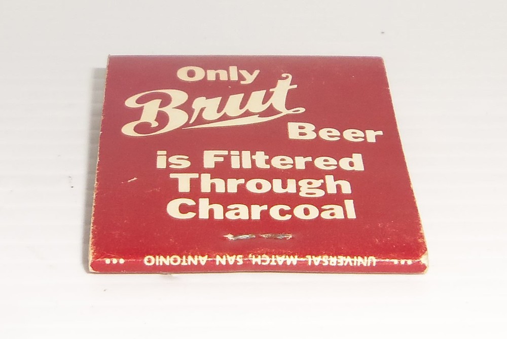Vintage Brut Super-Premium Beer Unstruck Matchbook