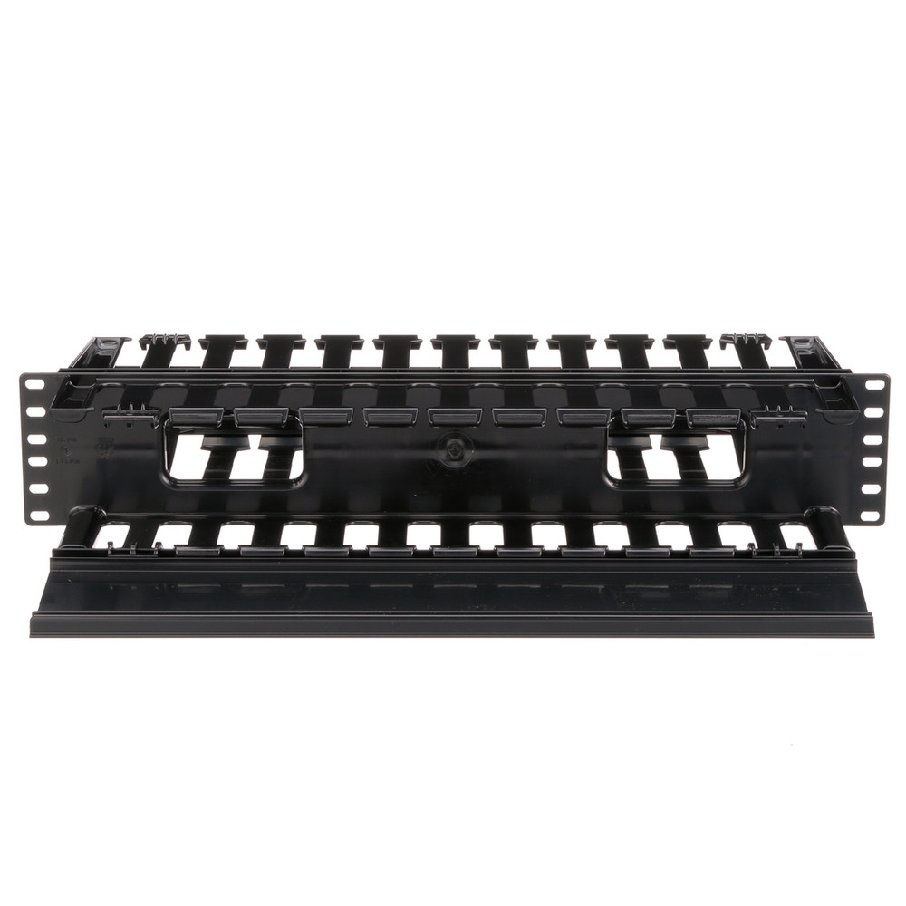Panduit WMP1E PatchLink Horizontal Cable Manager 2U 19" Rack Front & Rear