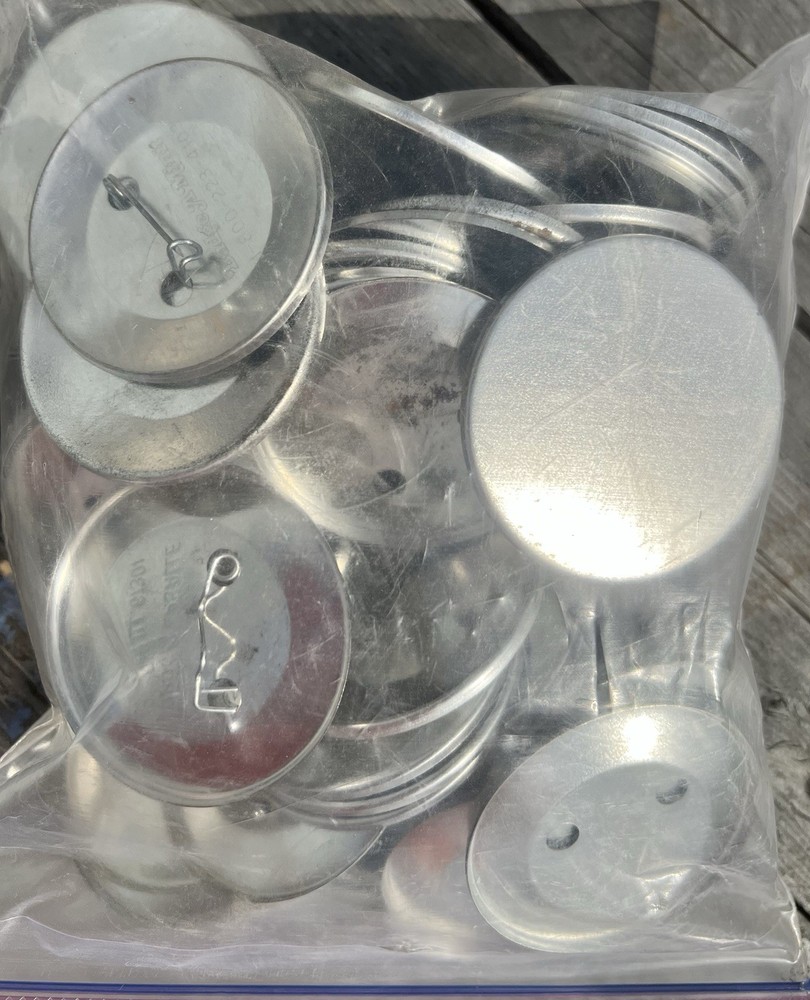 Badge A Minit 2 1/4” Front & Back Button Parts