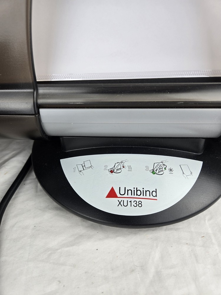 Unibind XU138 Binding Machine and Peleman Covers