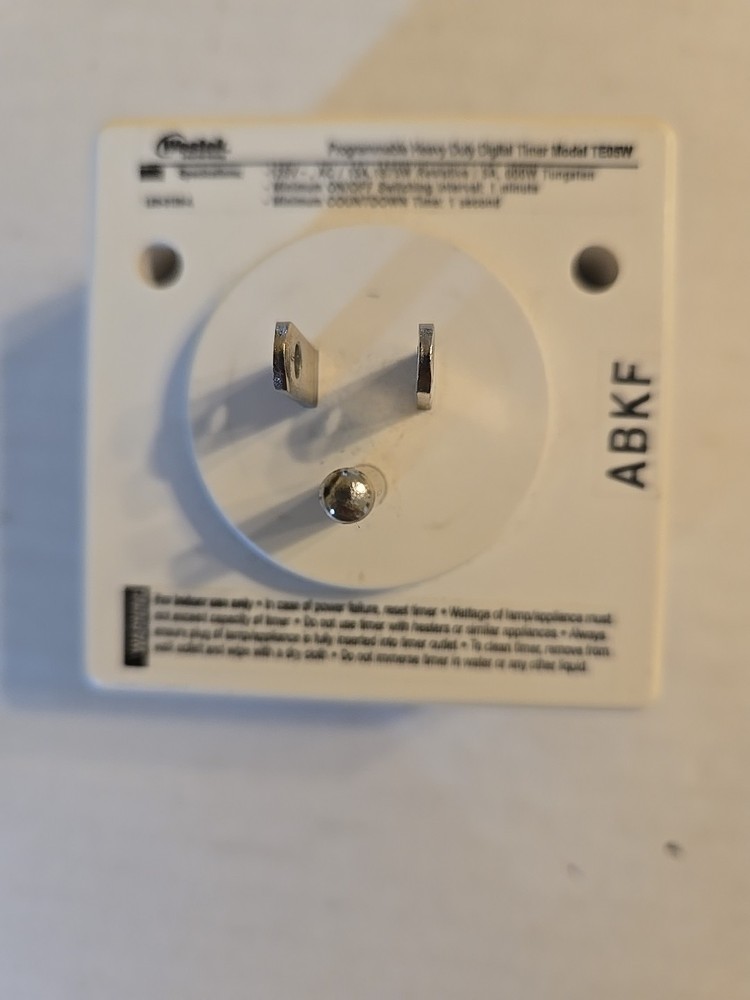 WESTEK Programmable Heavy Duty Digital Timer TE05W Works Pre-owned