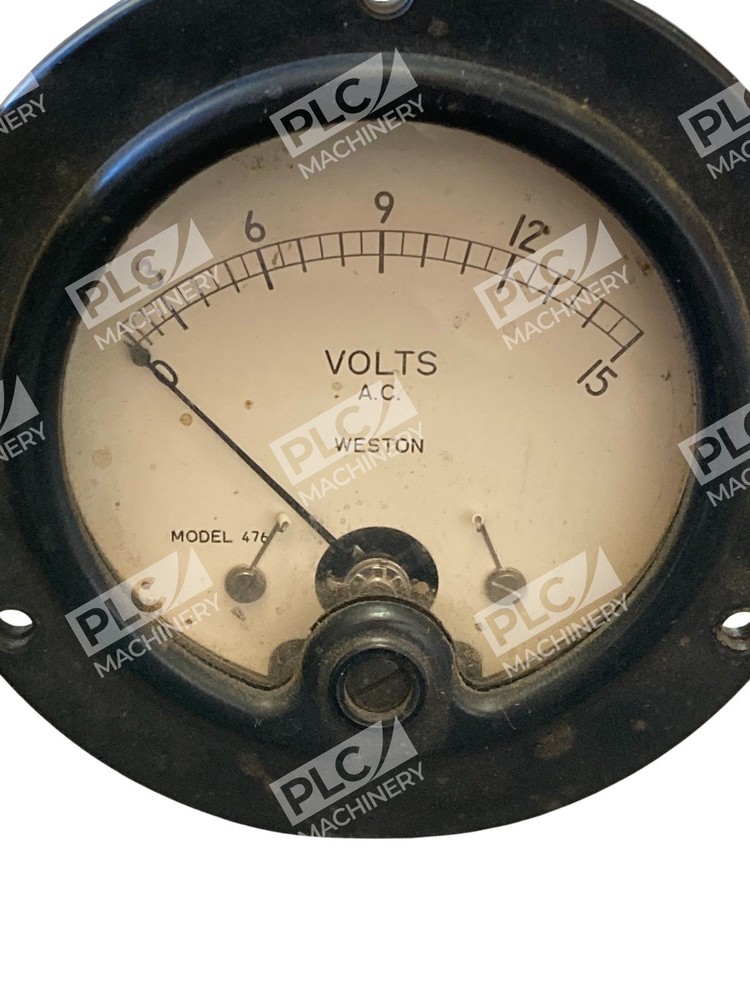 Weston 476 Analog Panel Voltmeter – Vintage Voltage Meter