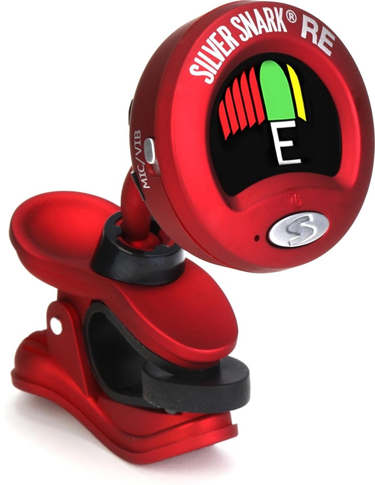 Snark Silver Snark Chromatic Tuner - Red (2-pack) Bundle