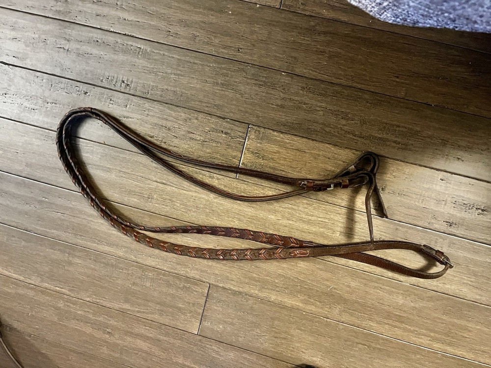Leather Fancy Stitch 52” Reins