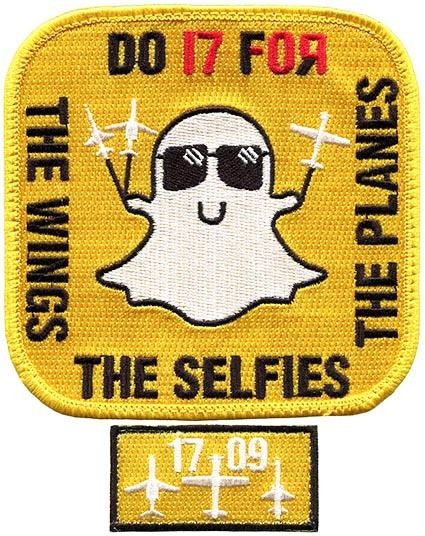 USAF SPECIALIZED PILOT TRAINING 2017-09 -DO 17 FOR THE WINGS & SELFIES- PATCH