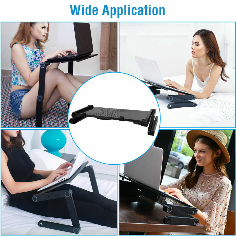 Durable Portable Foldable Notebook Laptop Desk Table Stand Bed Tray+Mouse Board