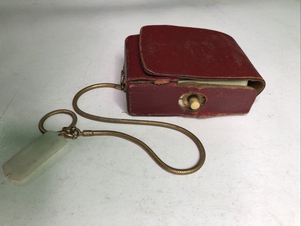 Bewi 1955 Automat Light Meter With Bertram Leather Case Vintage