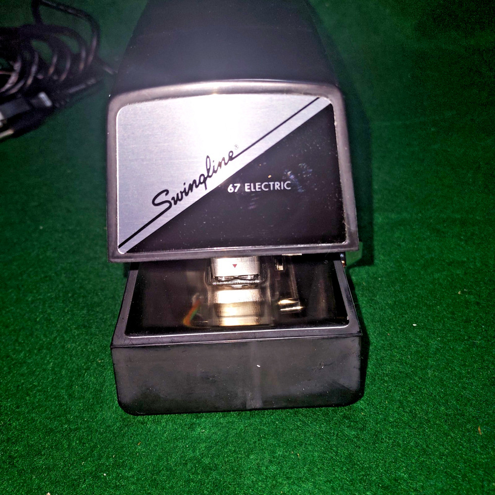 Swingline Model 67 Black Commercial Electric Stapler TESTED Working