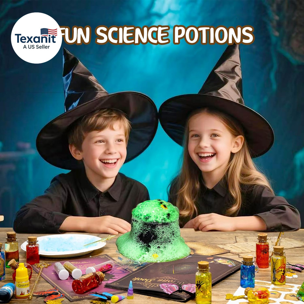 Science Magic Potions Kit for Kids, 20+ Potion Experiments Making, Fairy Magic P