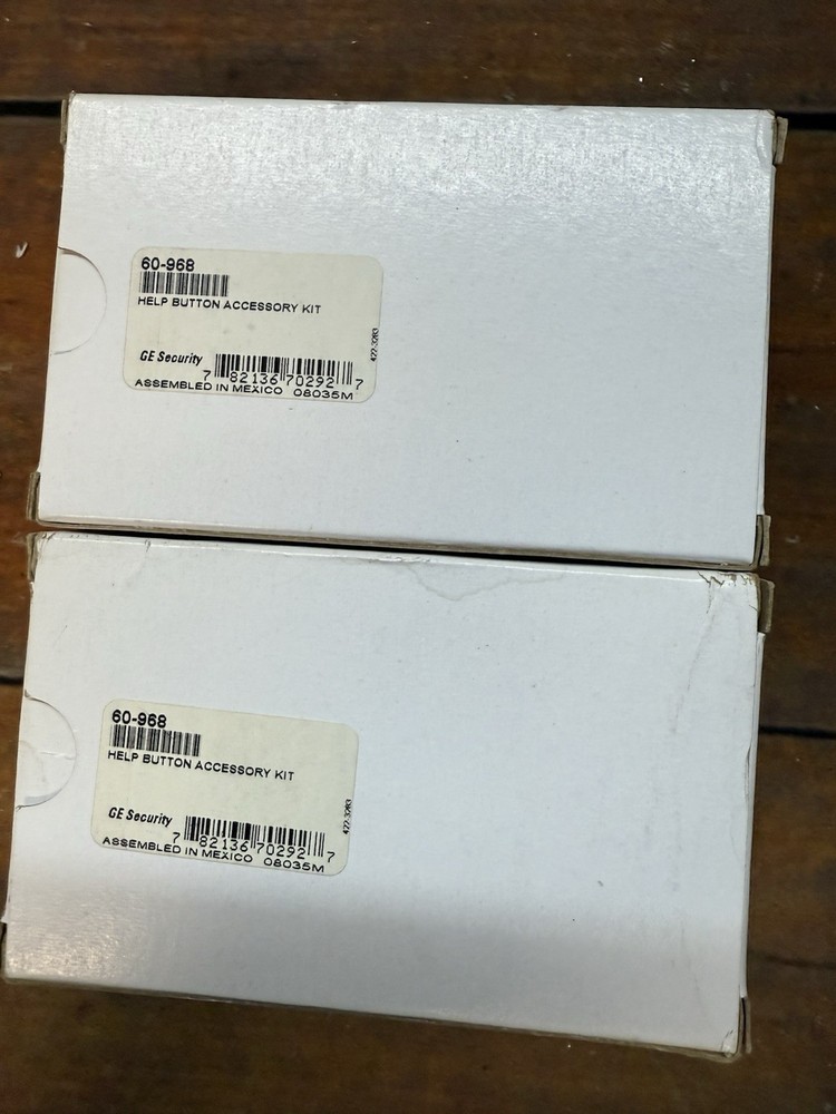 GE Security Interlogix 60-968 HELP BUTTON ACCESSORY KIT Lot Of 2