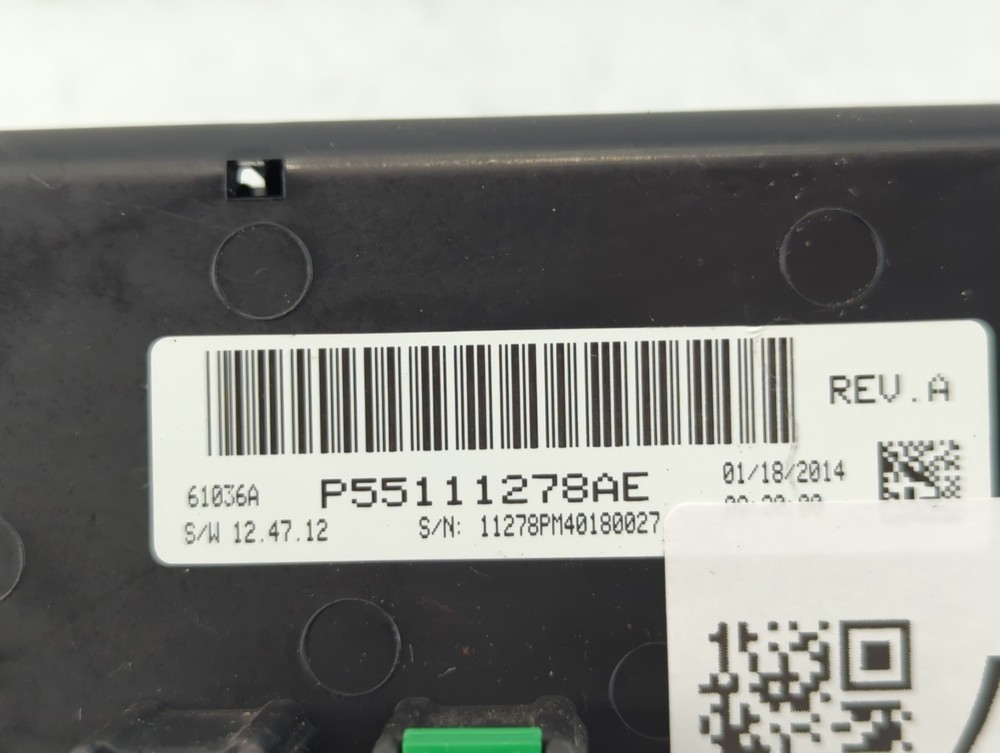 Jeep Compass Ac Heater Climate Control P55111278ae UAVPH