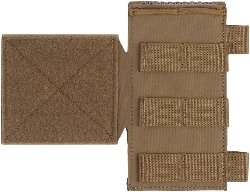 Tactical Chest Rig Side Saddle Pair,Hoop and Loop Expander Wing Side Entry Panel