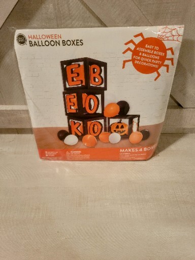 CRAFT SMITH HALLOWEEN BALLOON BOXES-MAKES 4 BOXES
