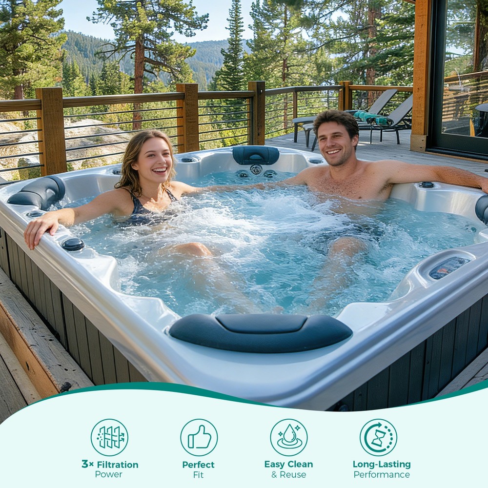 2-PACK PRB25-INHot Tub Filter Replacement -Spa Filter Replacement NSF Certified