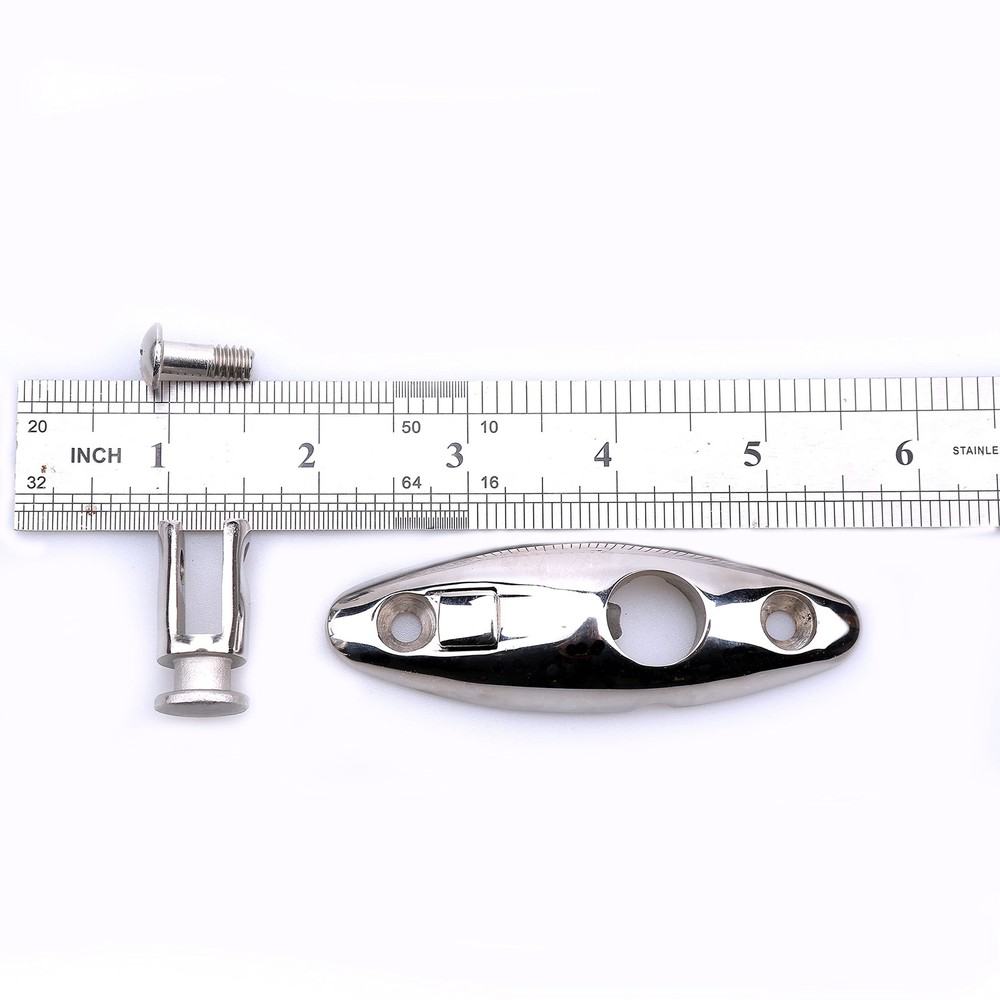 Mxeol Bimini Swivel Mount Quick Release Hinge Stainless average, Silver 2PCS