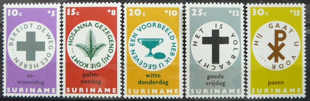 Surinam stamps - Easter Charities 1968 - MNH.