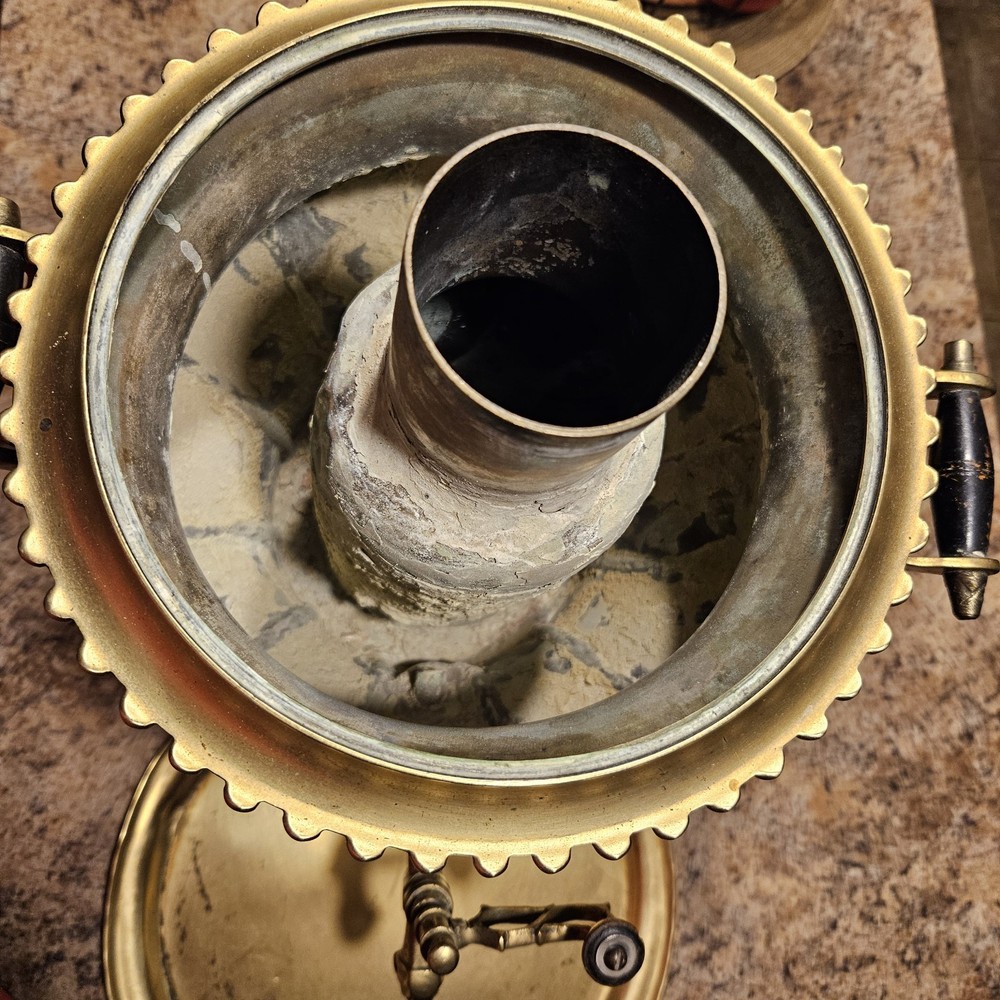 Persian Brass Samovar Tea Urn