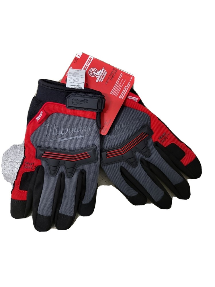Milwaukee Performance Work Gloves Black/Red Size XL NWT