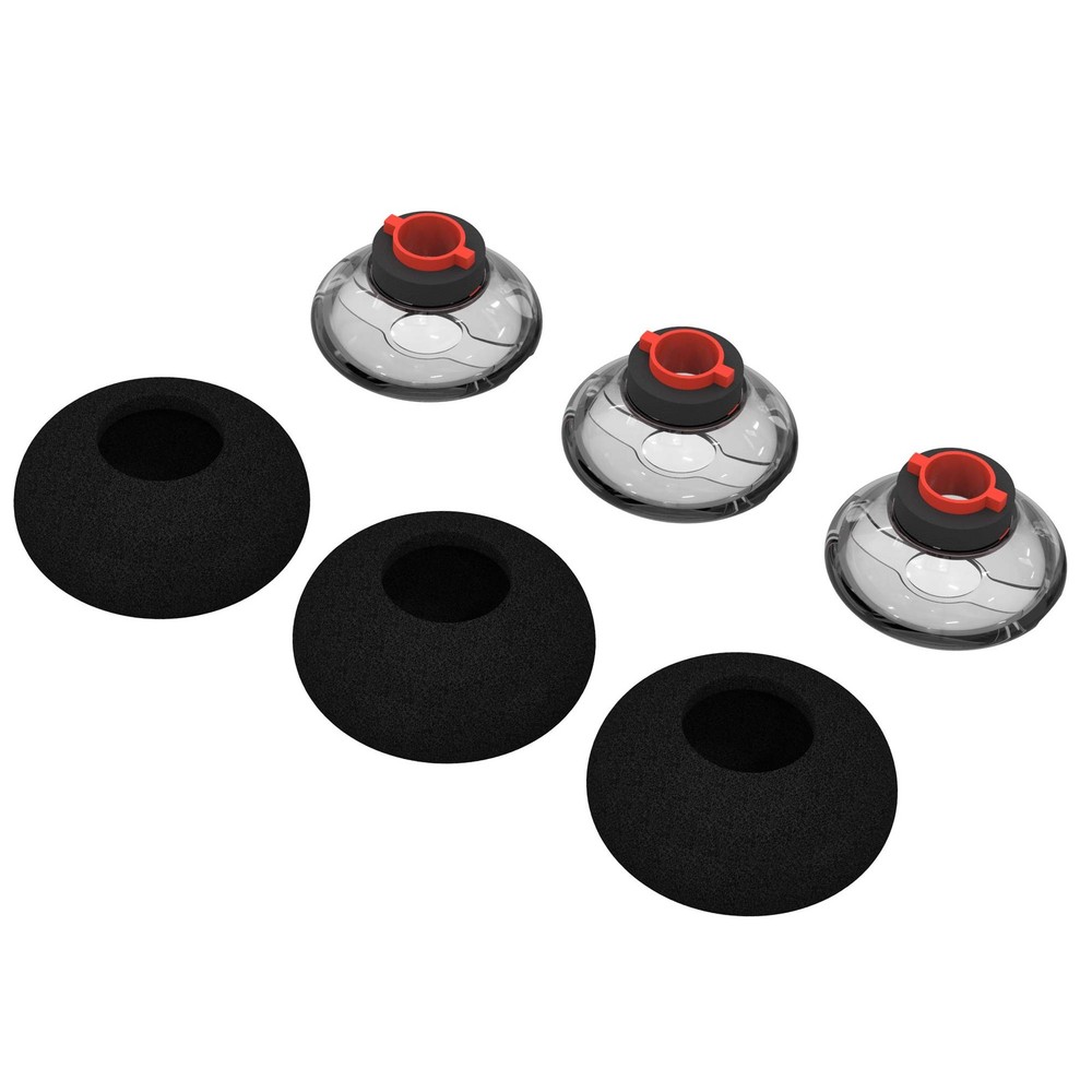 Wiki VALLEY Eartips Replacement for Medium*3pack+foam, Medium size